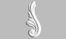 Элемент орнамента Decomaster DA 734L 80х30х10мм